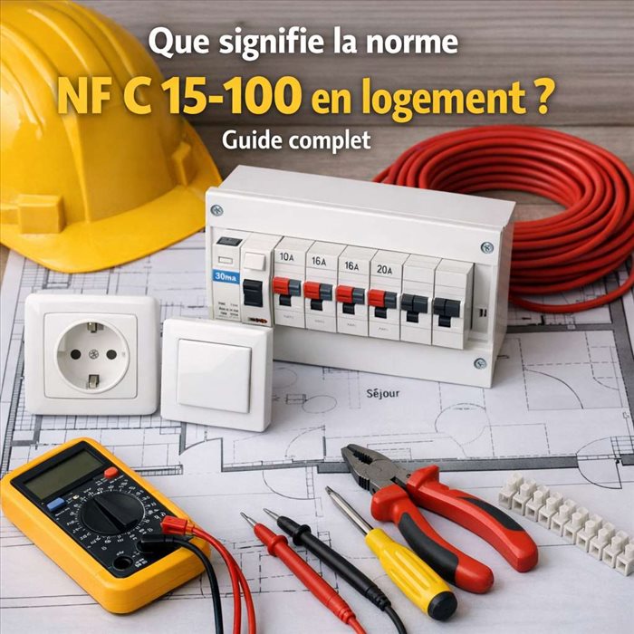 Norme NF C 15-100 en logement : guide complet et clair