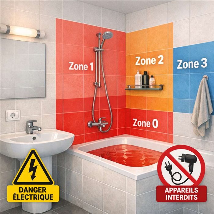 Pourquoi respecter les volumes électriques dans une salle de bain ?