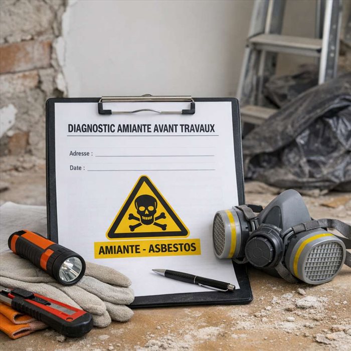 Diagnostic amiante avant travaux : définition, obligations et prix