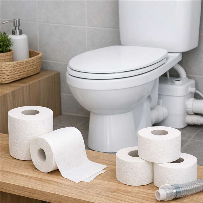 Quel papier toilette choisir pour un sanibroyeur ? Guide pratique